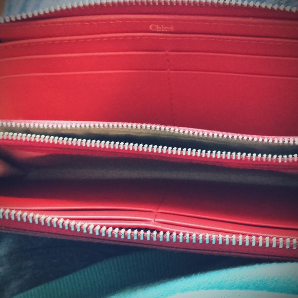 Chloe Paddington Red leather lock & key pre-loved - Picture 2 of 15